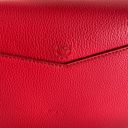 MCM Authentic  Leather Patricia Studded Red Small Crossbody Bag Handbag NEW Photo 9