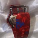 Casio Women's Red Floral Print G-Shock S Series Watch Photo 4