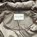 Cole Haan  Women's 40" Signature Hooded Taffeta Down Coat Green Size Extra Small Photo 11