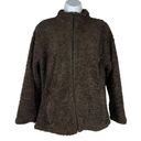 Black Diamond  Women's Brown Fleece Full Zip Jacket Size L Photo 0