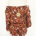 Honey Punch Floral Off Shoulder Boho Gypsy Romper Photo 3