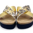 Desigual  Gold Butterfly Cross Strap Platform Sandals Flatform EU 39 US Size 8.5 Photo 8