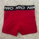 Nike Red Pro Spandex Shorts Photo 2