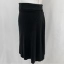 CAbi Sweater Knit Dessert Skirt Style 170 Licorice Black Size Medium Photo 4