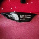 The North Face NWOT  Pink Magenta White Speckle 1/4 Zip Athletic Fleece XS Photo 2