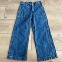 Gap  High Rise Wide Leg Crop Jeans Size 25R Short Photo 3