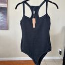 SKIMS Outdoor Bodysuit Top Black Washed Onyx NWT size S Photo 2