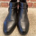 Gianni Bini  Rorrie Womens black leather ankle boots booties size 10 Photo 4