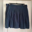 Lands'End Land’s End School Uniform Skirt Navy Pleated Women’s Size 16 Photo 3