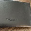 Saint Laurent  YSL Black Leather Mirror Card Holder NEW in box Photo 4