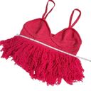 Bubblegum JoosTricot Fringe Bralette Top in  Photo 9