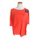 Ava & Viv NWT Womens  Soft Coral Scoop Neck Everyday Tee Shirt - Sz 4X Photo 1