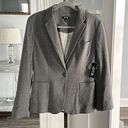 Apt. 9 NWT!  Sz 8 Fantastic Gray Blazer Wonderful Soft Cotton Blend Material Photo 0