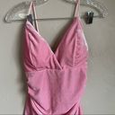 None Unbranded Bubblegum Pink Velour Body Con Mini Dress Photo 1