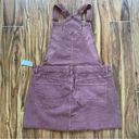 American Eagle NWT Mauve Pink Corduroy Mauve Skirt-All Overalls Dress Size XL Photo 8