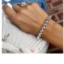 Free People Sterling Silver 925 /10 MM Beaded Bracelet/New Without Tags Photo 1