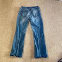 Gap  1969 blue sexy boot cut wide leg jeans in size 27 Photo 3