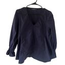 Tuckernuck  Pomander Place Navy Easton Blouse Photo 3