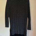 J. Jill layered tunic long sleeve dress striped petite medium black Size undefined Photo 2