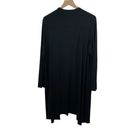 J.Jill  Wearever Collection Womens Open Front Cardigan Size M Black Long Sleeve Photo 1