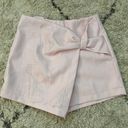 Francesca's Pink Francesca Leather Skort Photo 0