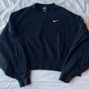 Nike Cropped Crew Neck Sweatshirt Photo 1