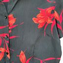 Style & Co  women's 100% silk button down shirt sleeve black blouse size 8P Photo 1