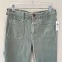 Pilcro Anthropologie NEW High Rise Stretch Corduroy Skinny Jeans Mint Green Photo 3