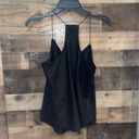 Lavender Brown  Black Faux Suede Snakeskin Strappy Tank Top Photo 5