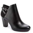 Andrew Geller  Booties Keira Black Ankle Block Heel Boots Size 11M Photo 9