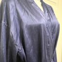 Victoria's Secret Navy Satin Short Robe Photo 3