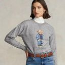  Ralph Lauren Polo Bear Fleece Distressed Sweatshirt NWT Photo 0