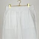 Lou & grey New LOFT  White Cotton Gauzy Wide Leg Pants Size Small Photo 1