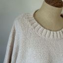 Torrid  womens sweater cream with stripes size 6 cotton crewneck  balloon sleeve Photo 1