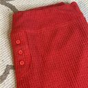 Aerie  Red Waffle Knit Pajama Lounge Leggings Jogger Bottoms Photo 9