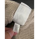 Banana Republic  Mock Neck Chunky Rib Knit Sweater Womens XS Beige Long Sleeve Photo 9