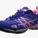 The North Face  Womens Ultra Kilowatt Blue Pink Running Shoe  Sz 8 Photo 0