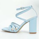 Women’s Baby Blue Heels Size 10 Photo 3