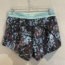 Lululemon  Split Second Shorts in Floral Sport Tranquil Blue Multi Photo 7