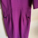 Zac Posen  Z Spoke Plum Mock Neck Jersey Knit Dress Size S Photo 5