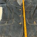 DKNY Jeans Medium Wash Fitted Denim Blazer Jacket Size Medium Photo 13