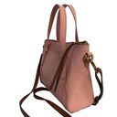 Fossil  Avondale Satchel Tote Handbag Cow Hide Leather w/ SHOULDER STRAP Pink Photo 7