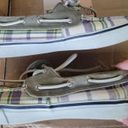 Sperry  Top-Sider 2 Eye Boat Shoes, #9561341  Taupe/ Navy /Wht Plaid, Wom… Photo 4