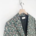 Mango  MNG Floral Print Longline Blazer One Button Oversized Women's XXS Photo 3