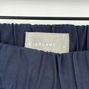 Everlane  Blue Organic Cotton Pull On Wide Leg Easy Pants Medium Photo 1