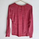 Lululemon  Set To Sweat Long Sleeve Heathered Ruby Red Photo 4