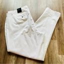 Lane Bryant  Low Rise Boyfriend Jeans Size 20 White NWT NEW! Photo 6