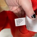 Banana Republic  Oversized Turtleneck Sweater in Geo Red Size Xsmall/Small Photo 2