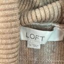 Loft  windowpane turtleneck sweater poncho size medium Photo 4