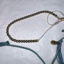 Pura Vida  Set of Three Blue and Gold Bead Stackable Bracelets Photo 2